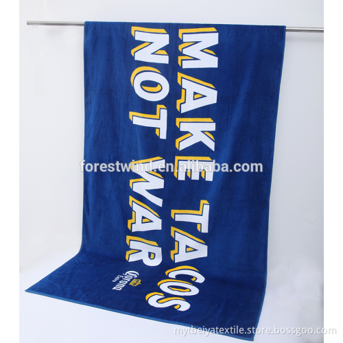 Digital Print Your Own Promotion Gift Large Microfiber Towel Beach